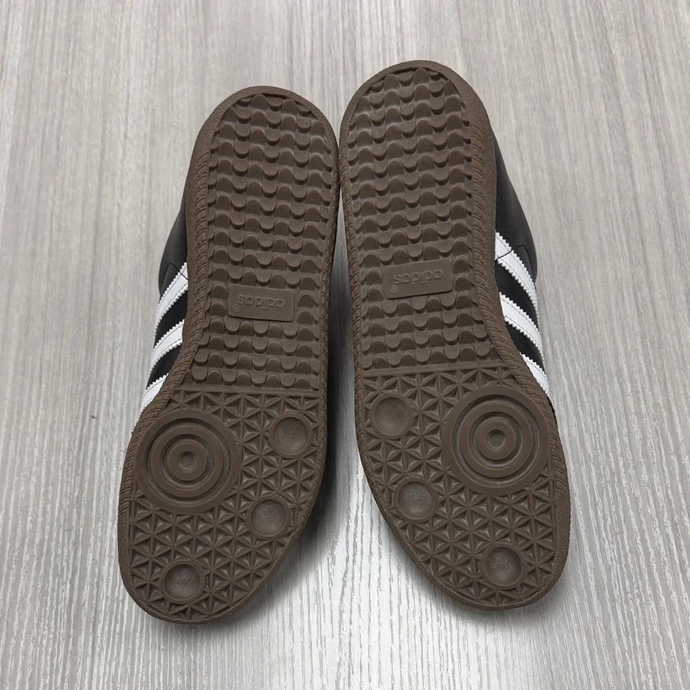 Adidas Men's Black and White Samba Sneakers - Picture 4 of 4